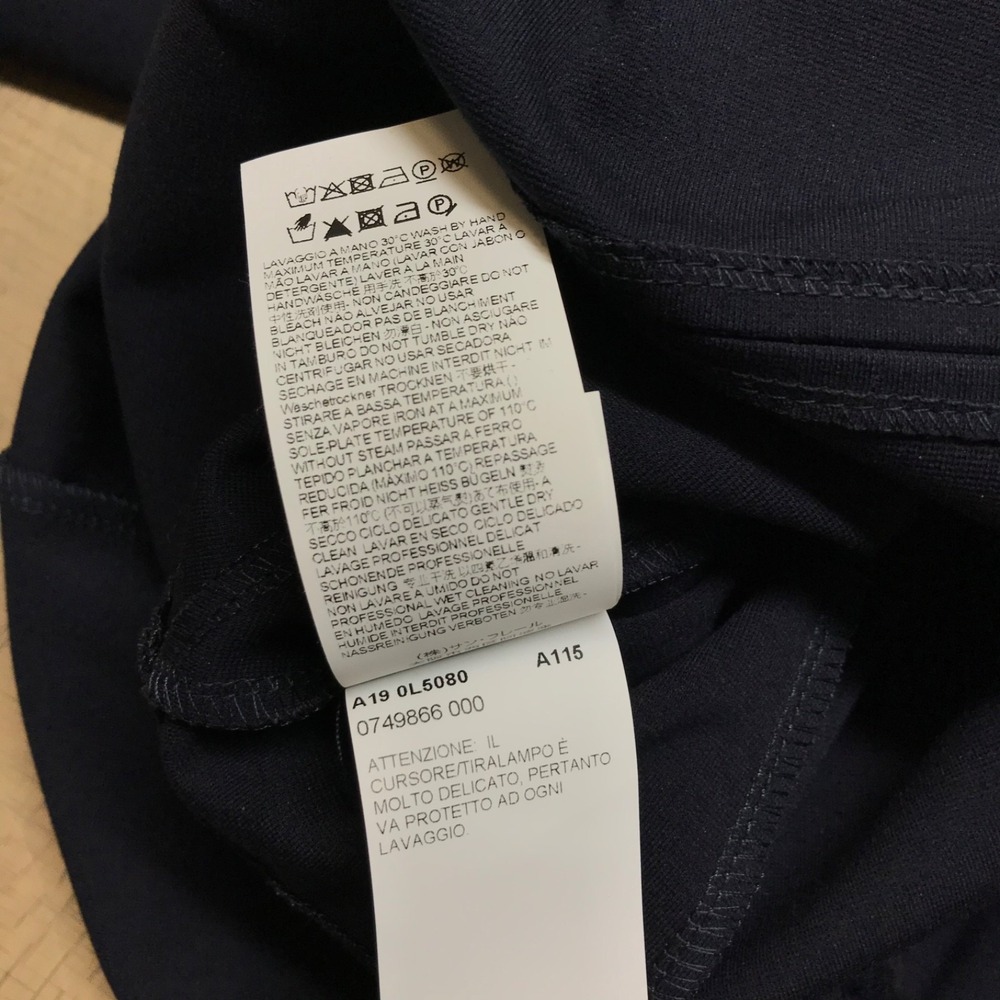 Les Copains Dress Womens Size 46 US 10-12 Navy Blue BVM Spa Sheath Back Zip NEW - Picture 13 of 16